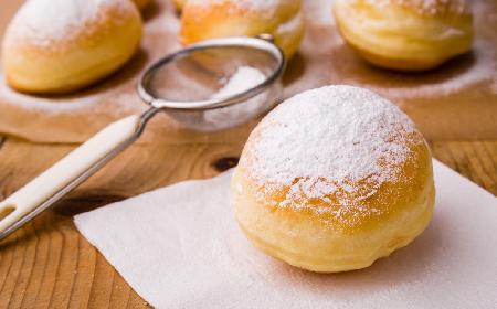 Pączki pieczone - przepis na pączki z piekarnika